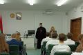 Встреча священника Иоанна Горбунова с лицеистами.