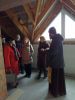 Встреча с итальянскими друзьями на месте строящегося реабилитационного центра для детей-инвалидов.
