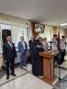 Священник Иоанн Горбунов (приход св. муч. цесаревича Алексия) выступил со словами духовного наставления для учащихся и их родителей.