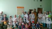 Крещение и причастие в Доме малютки г. Пинск 